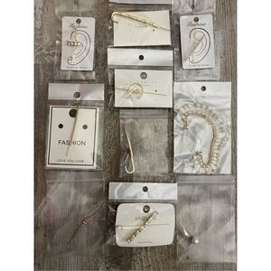 Earring Jewelry Ear Crawler Wrap Hook Gift Set Lot #1